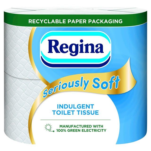 Regina Seriously Soft Toilet Tissue - 4 Rolls