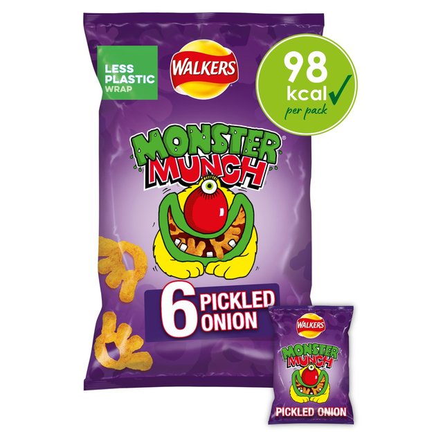 Walkers Monster Munch Pickled Onion Snacks