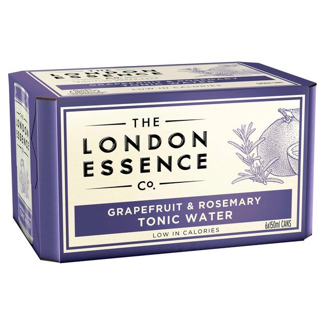 London Essence Co. Grapefruit & Rosemary Tonic Water Cans