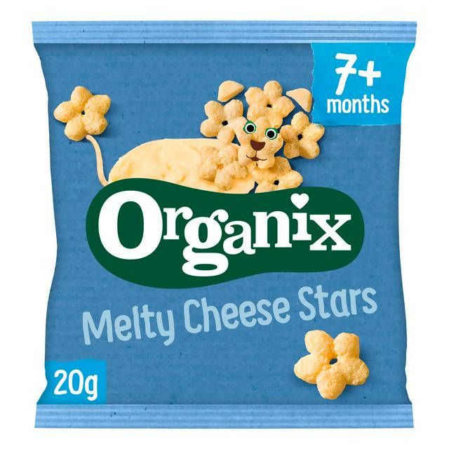 Organix Melty Cheese Stars 20g