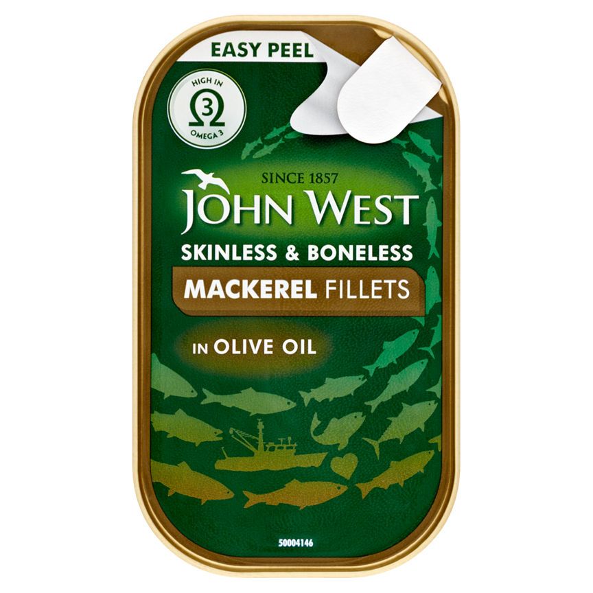 John West Mackerel Fillets in Olive Oil