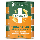 John West ENERGY No Drain Tuna Steak with Springwater