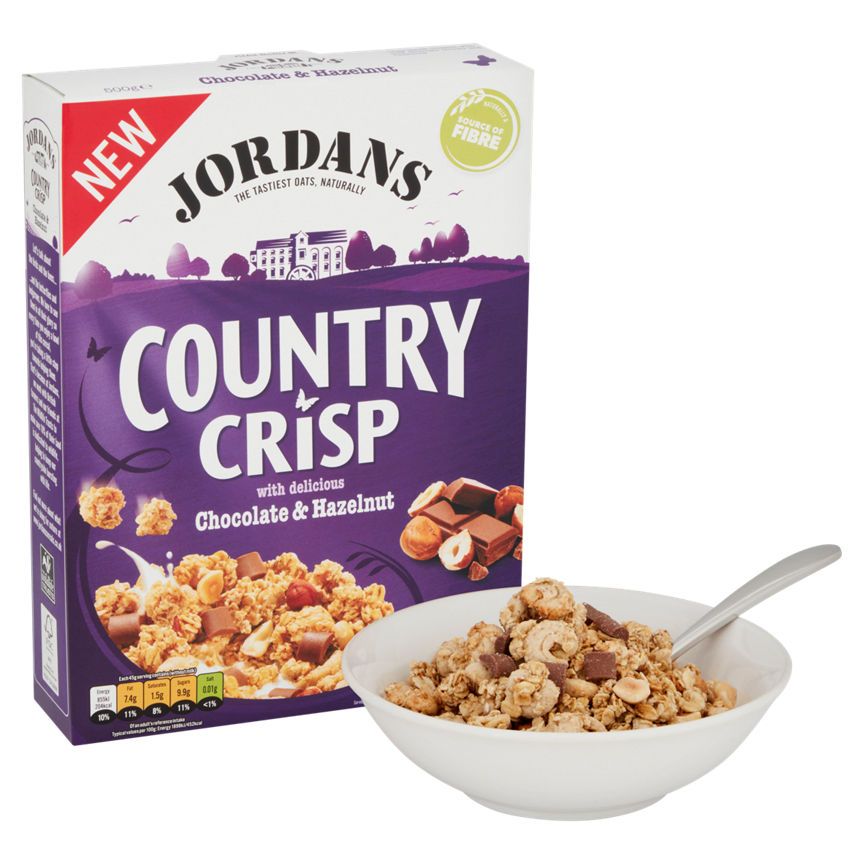 Jordans Country Crisp with Delicious Chocolate &amp; Hazelnut