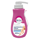 Veet Pure Hair Removal Cream Body & Legs for Sensitive Skin 400ml Women's Toiletries ASDA   