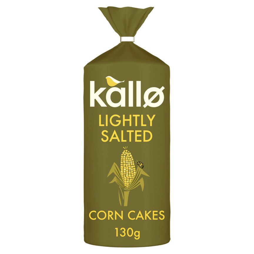 Kallo Lightly Salted Low Fat Corn Cakes