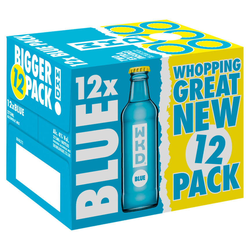 WKD Blue Alcoholic Ready to Drink 12 Pack