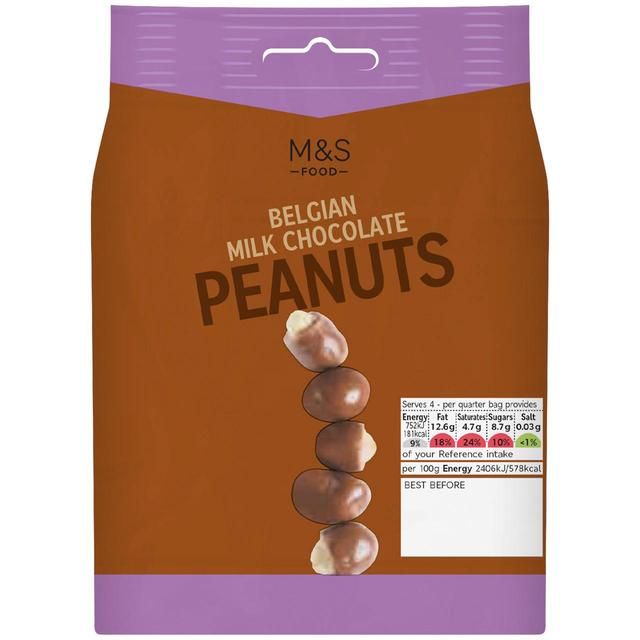 M&S Belgian Milk Chocolate Peanuts GOODS M&S Default Title  