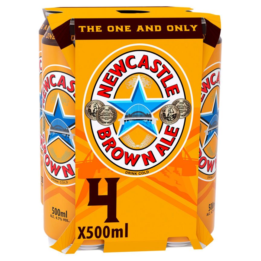 Newcastle Brown Brown Ale 4x Cans Beer & Cider ASDA   