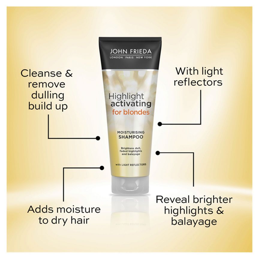 John Frieda Sheer Blonde Highlight Activating Moisturising Shampoo