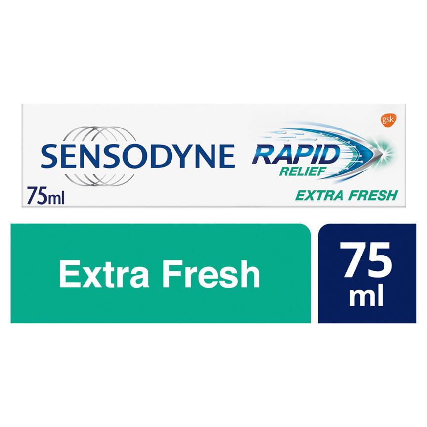 Sensodyne Rapid Relief Extra Fresh Sensitive Toothpaste Dental ASDA   