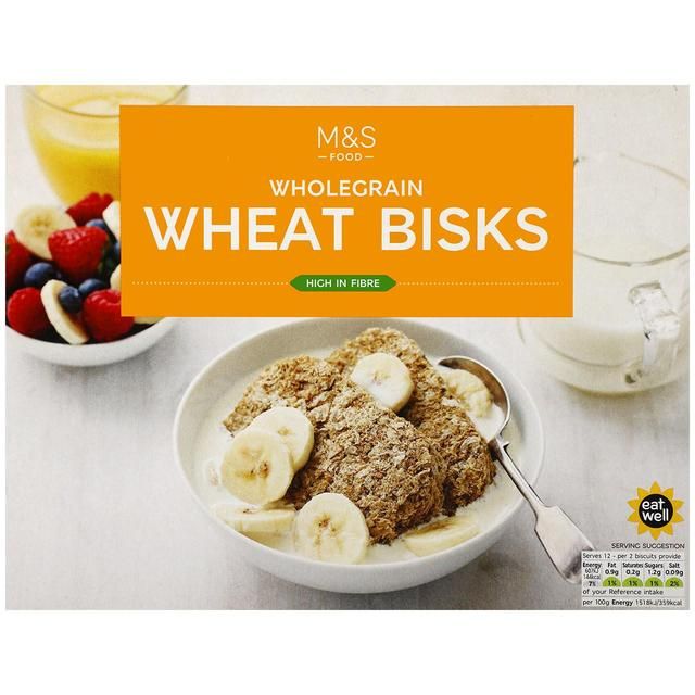 M&S Wholegrain Wheat Biscuits Cereals M&S Default Title  