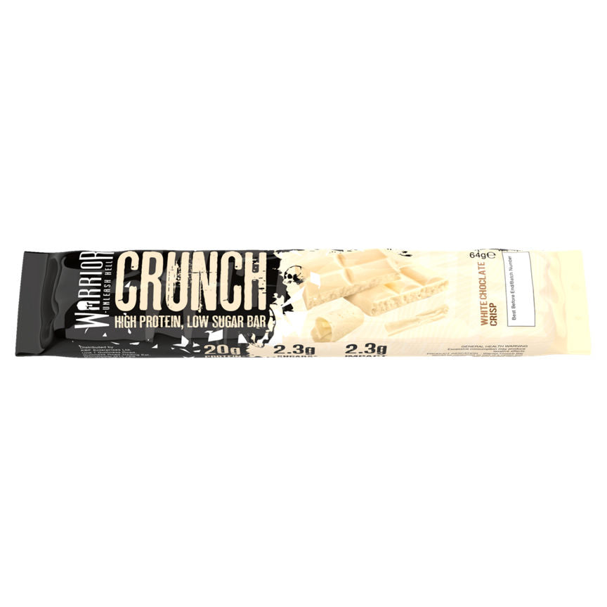 Warrior Crunch Crunch High Protein Bar White Chocolate Crisp Sports Nutrition ASDA   