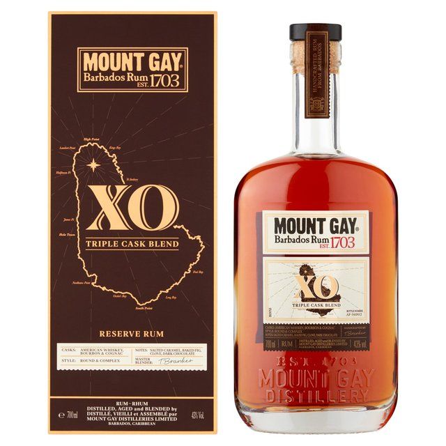 Mount Gay XO Triple Cask Blend Reserve Barbados Golden Rum