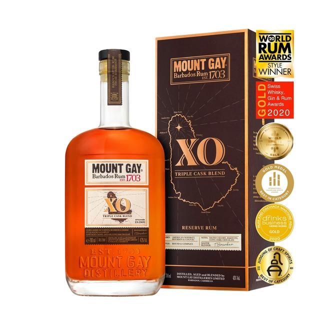 Mount Gay XO Triple Cask Blend Reserve Barbados Golden Rum