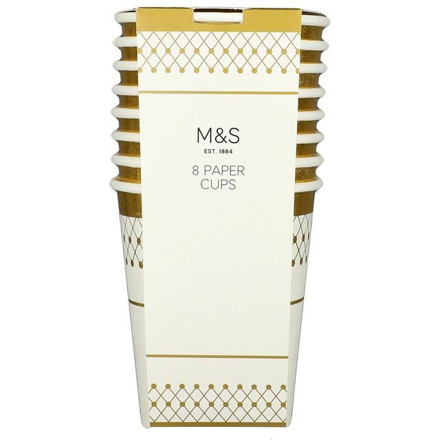 M&S Disposable Paper Cups