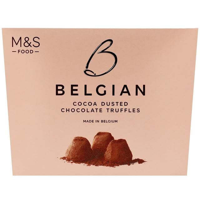 M&S Belgian Cocoa Dusted Chocolate Truffles   260g