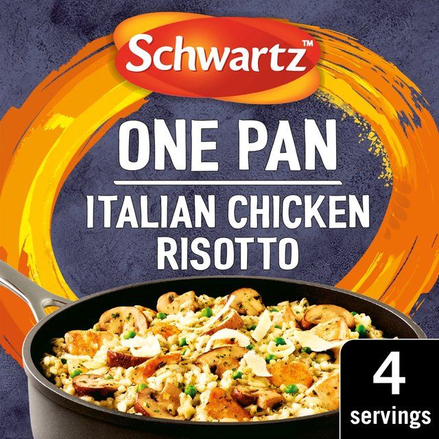 Schwartz Italian Chicken & Mushroom Risotto One Pan