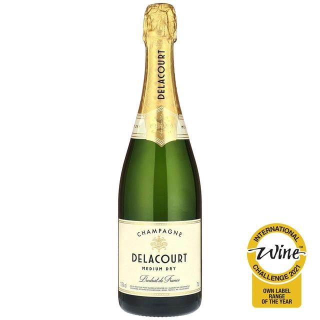 M&S Delacourt Champagne Medium Dry   75cl