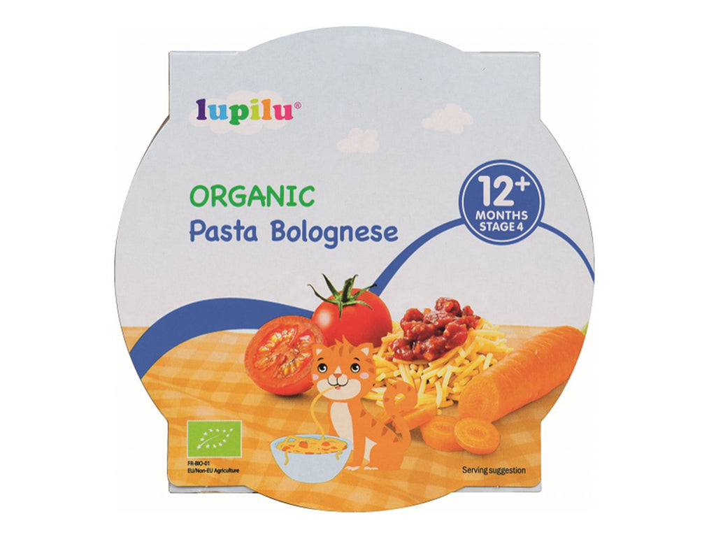 Lupilu Organic Pasta Bolognese Tray Meal 12+ Months - New