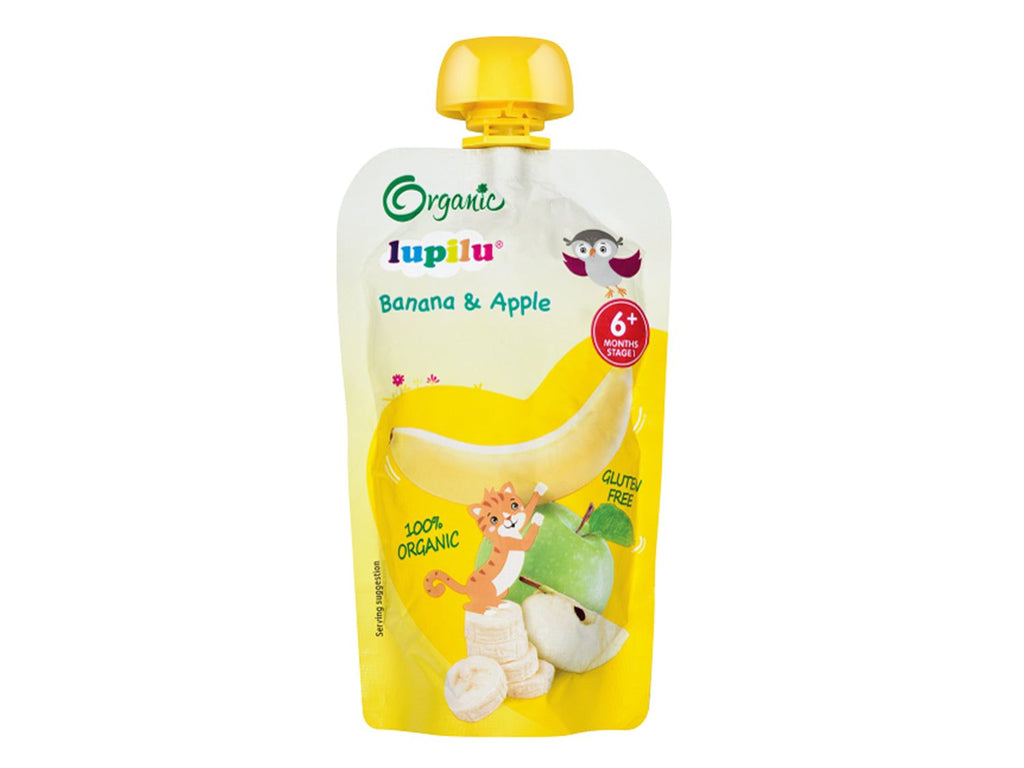 Lupilu Organic Banana & Apple Pouch 6+ Months