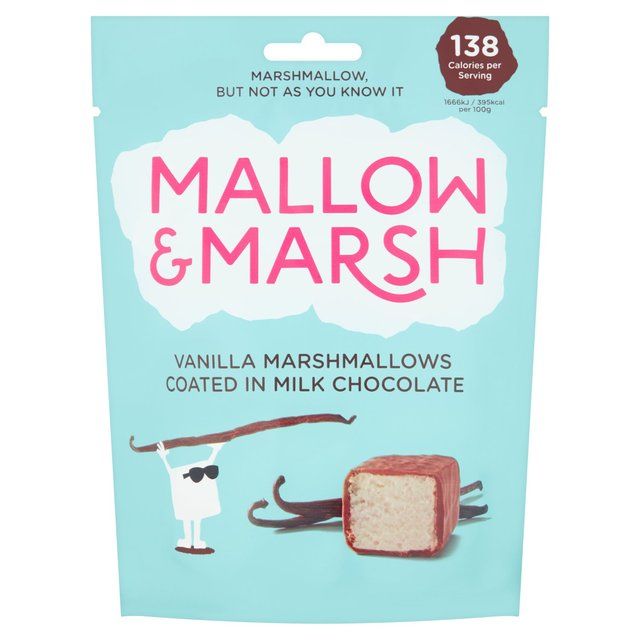 Mallow & Marsh Vanilla Marshmallows Coated in Milk Chocolate GOODS ASDA   