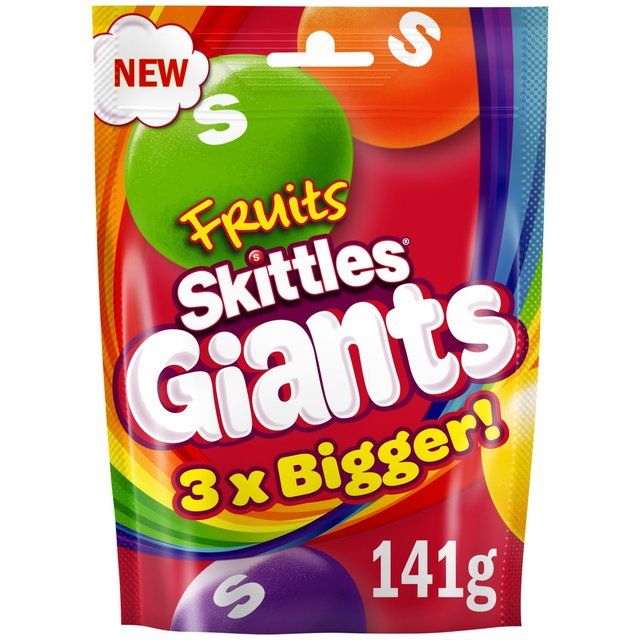 Skittles Giants Fruit Sweets Pouch Bag