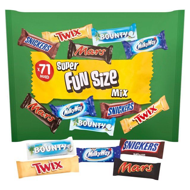 Mars, Snickers, Milky Way & More Funsize Milk Chocolate Party Bag