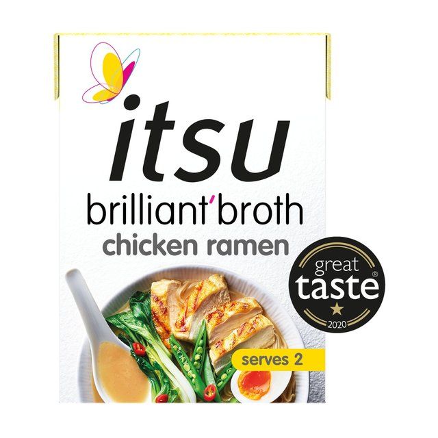 itsu Chicken Ramen Brilliant Broth for 2   500ml