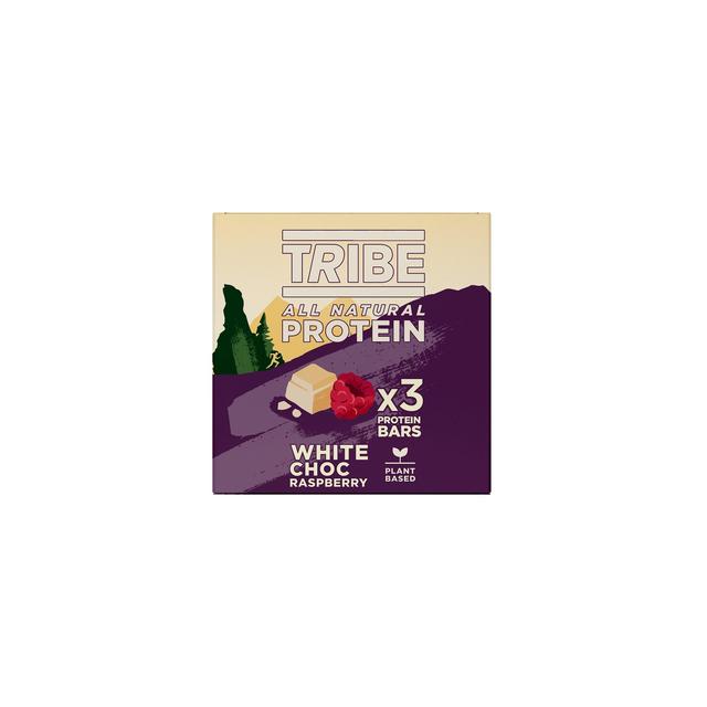 TRIBE White Choc & Raspberry Natural Plant Protein Bars Multipack