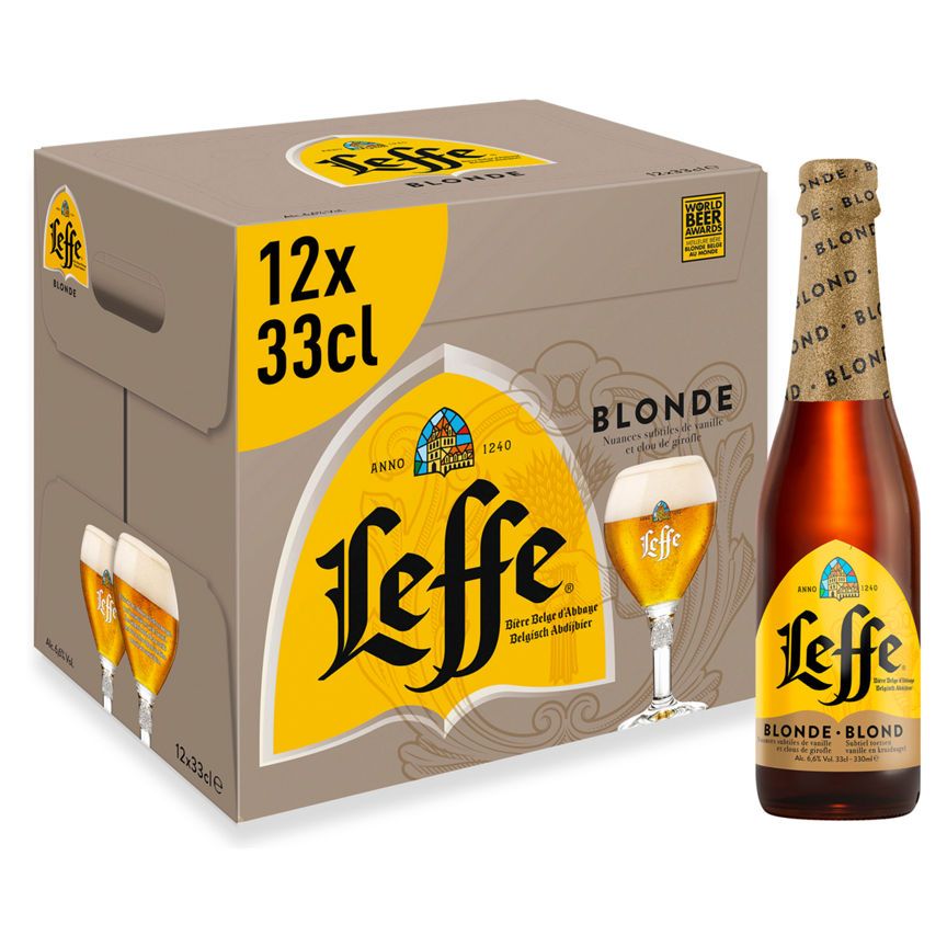 Leffe Blonde 12x Beer & Cider ASDA   