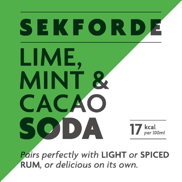 Sekforde Lime, Mint & Cacao Soda