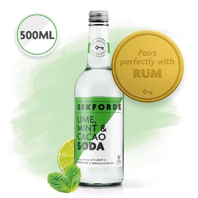 Sekforde Lime, Mint & Cacao Soda Adult Soft Drinks & Mixers M&S   