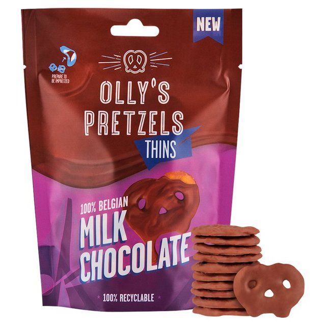 Olly's Pretzel Thins - Salted Milk Chocolate Perfumes, Aftershaves & Gift Sets M&S   