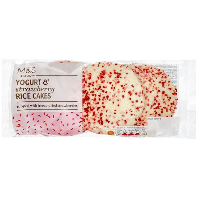 M&S Yogurt & Strawberry Rice Cakes