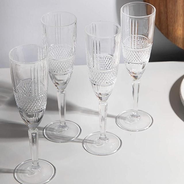 Maxwell & Williams Verona Crystalline Flute Glasses Set