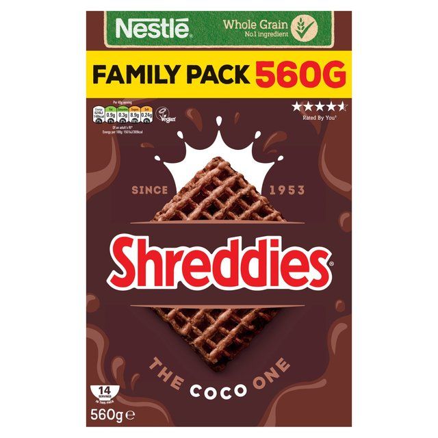 Nestle Shreddies The Coco One Cereal   600g