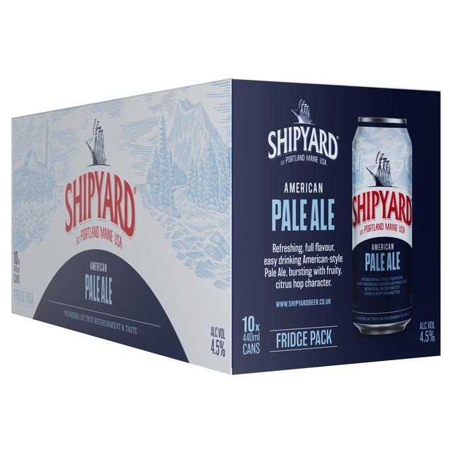 Shipyard American Pale Ale Beer Cans