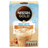 Nescafe Gold Iced Salted Caramel Latte Tea M&S   