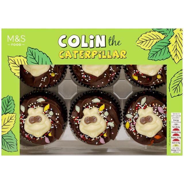 M&S Colin the Caterpillar Cupcakes