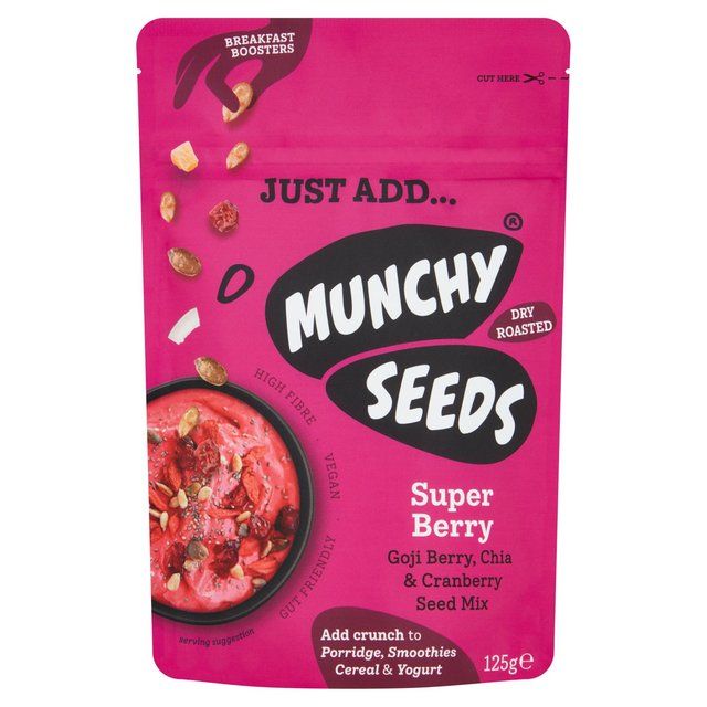 Munchy Seeds Super Berry (NI) Breakfast Booster Crisps, Nuts & Snacking Fruit M&S   