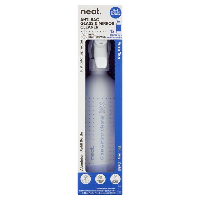 Neat Anti-Bac Glass Cleaner Refill Starter Pack Yuzu Tea