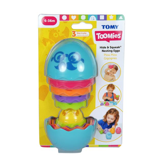 TOMY Toomies Hide & Squeak Nesting Eggs