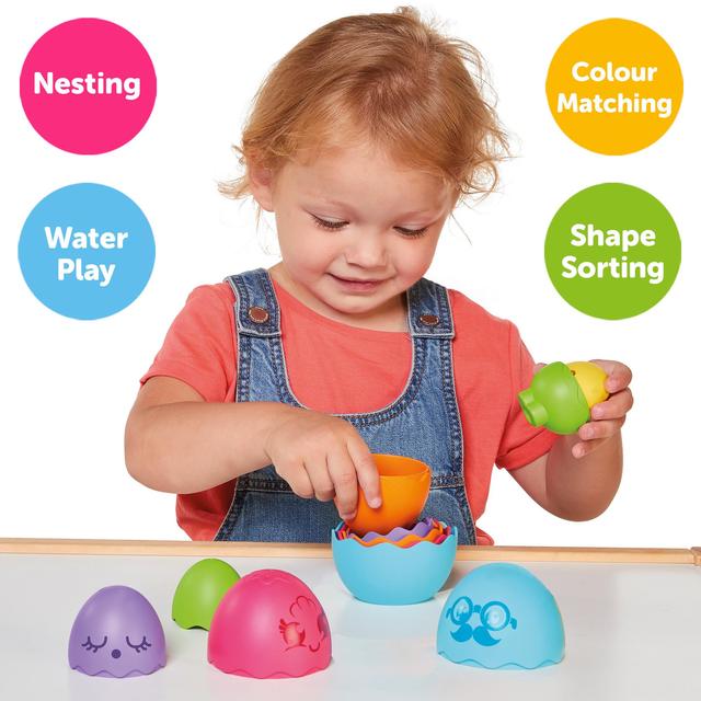 TOMY Toomies Hide & Squeak Nesting Eggs Toys & Kid's Zone M&S   