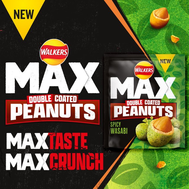 Walkers Max Strong Nuts Wasabi Crisps, Nuts & Snacking Fruit M&S   