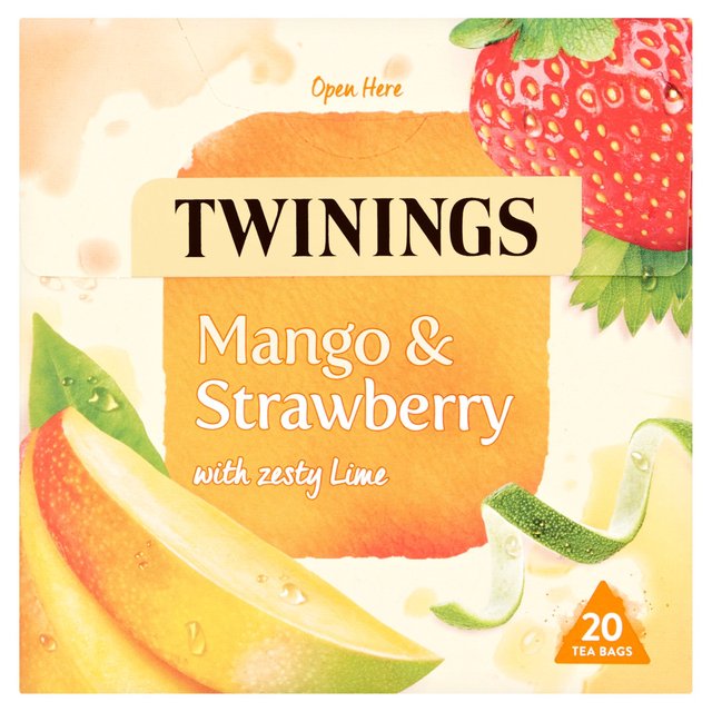 Twinings Mango & Strawberry Fruit Tea   20 per pack