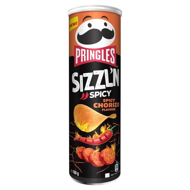 Pringles Sizzl'n Spicy Chorizo Crisps