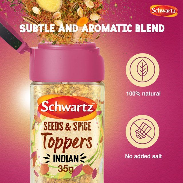 Schwartz Seeds & Spice Toppers Indian Seasoning Mix 35g FOOD CUPBOARD M&S   