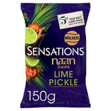 Sensations Lime & Pickle Sharing Naan Chips Crisps, Nuts & Snacking Fruit M&S   