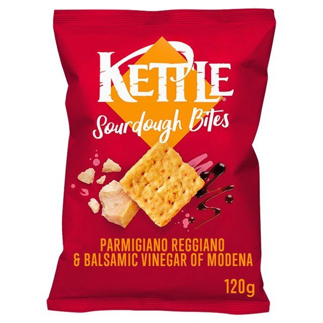 KETTLE Parmigiano Reggiano & Balsamic Vinegar of Modena Sourdough Bites Crisps, Nuts & Snacking Fruit M&S Default Title  