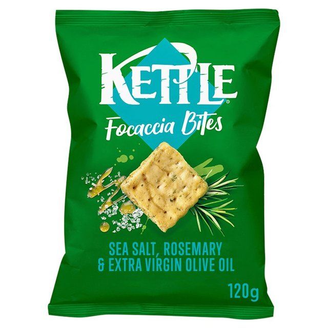 KETTLE Rosemary & Extra Virgin Olive Oil Focaccia Bites Biscuits, Crackers & Bread M&S Default Title  